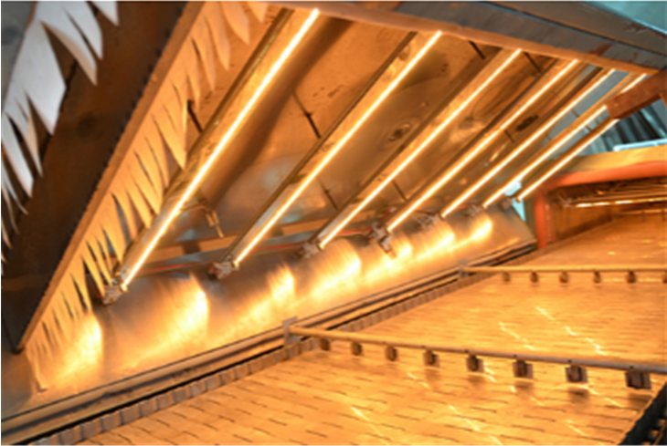 replacement heating tube for industrial bread oven
